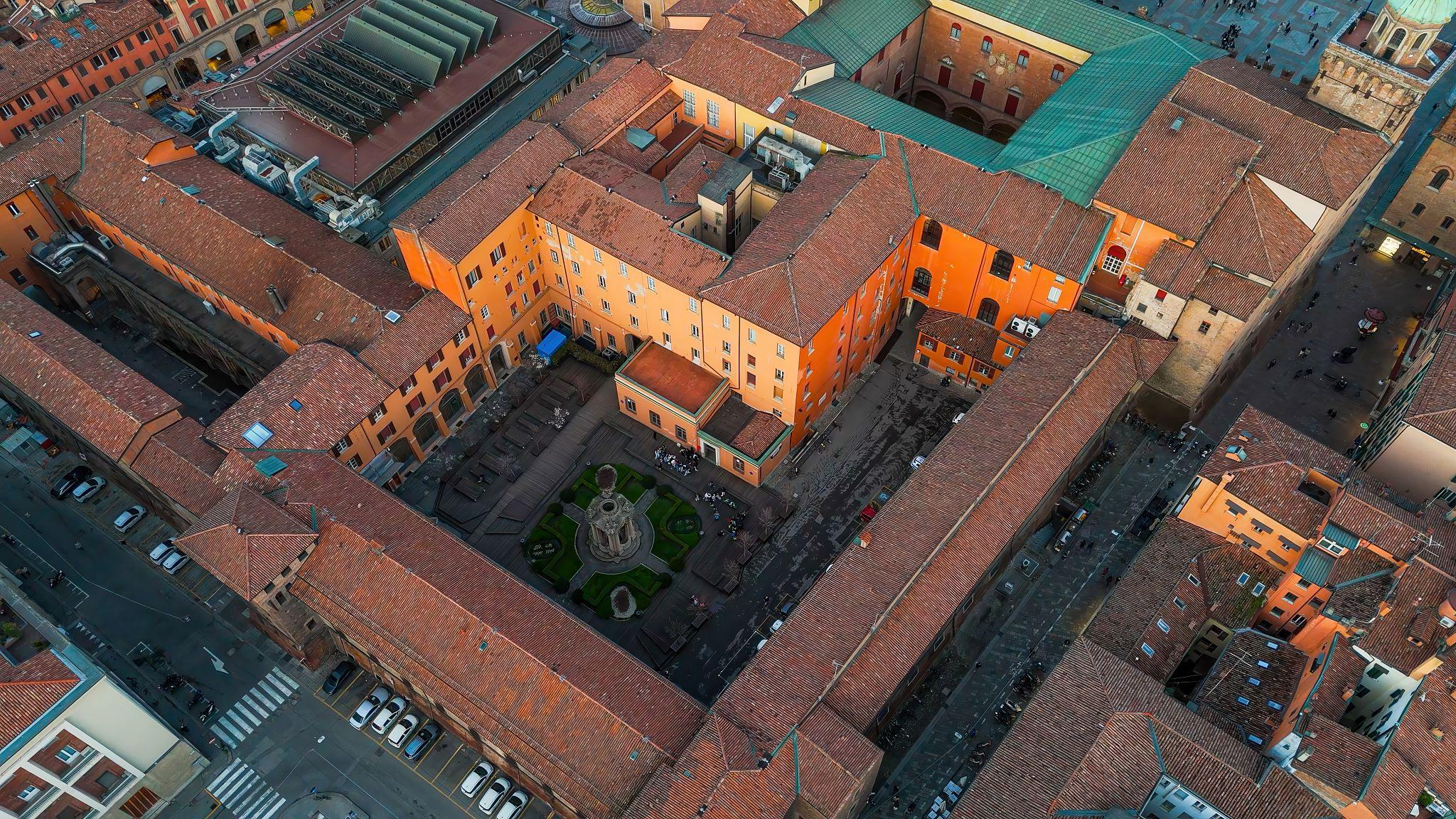 University of Bologna campus illustration