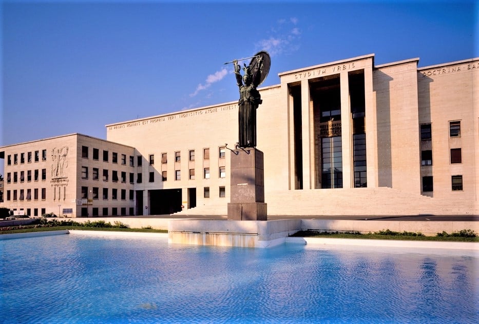 Sapienza University of Rome campus illustration